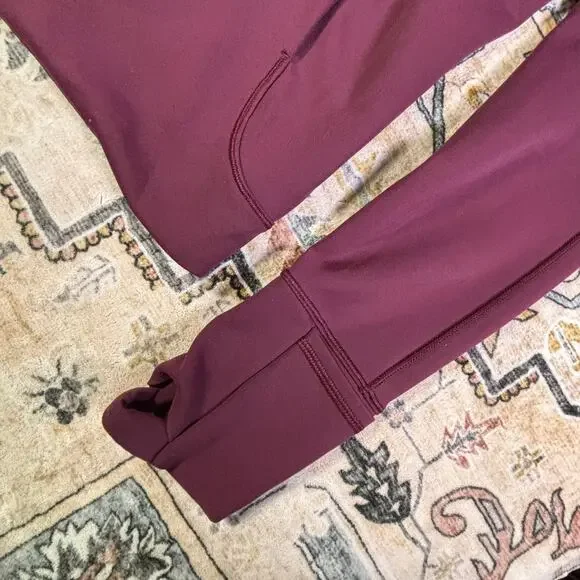 Lululemon Every Journey Hoodie Maroon Garnet Zip Up Jacket Athletic Gym 4/6 - Picture 5 of 11